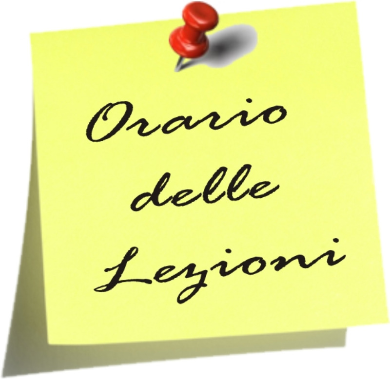 ORARIO PROVVISORIO LEZIONI DAL 7 ALL’11 SETTEMBRE 2026
